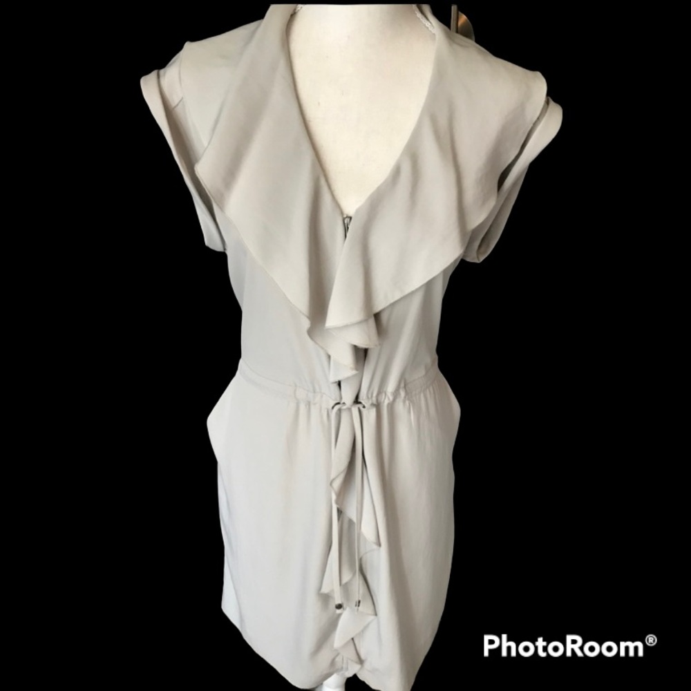 Armani Exchange Ruffle Detailed Dress